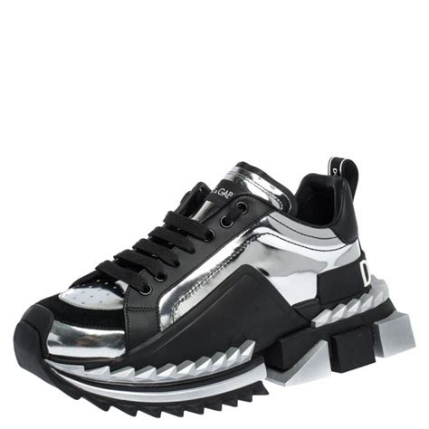 dolce gabbana silver sneakers|dolce & gabbana sneakers sale.